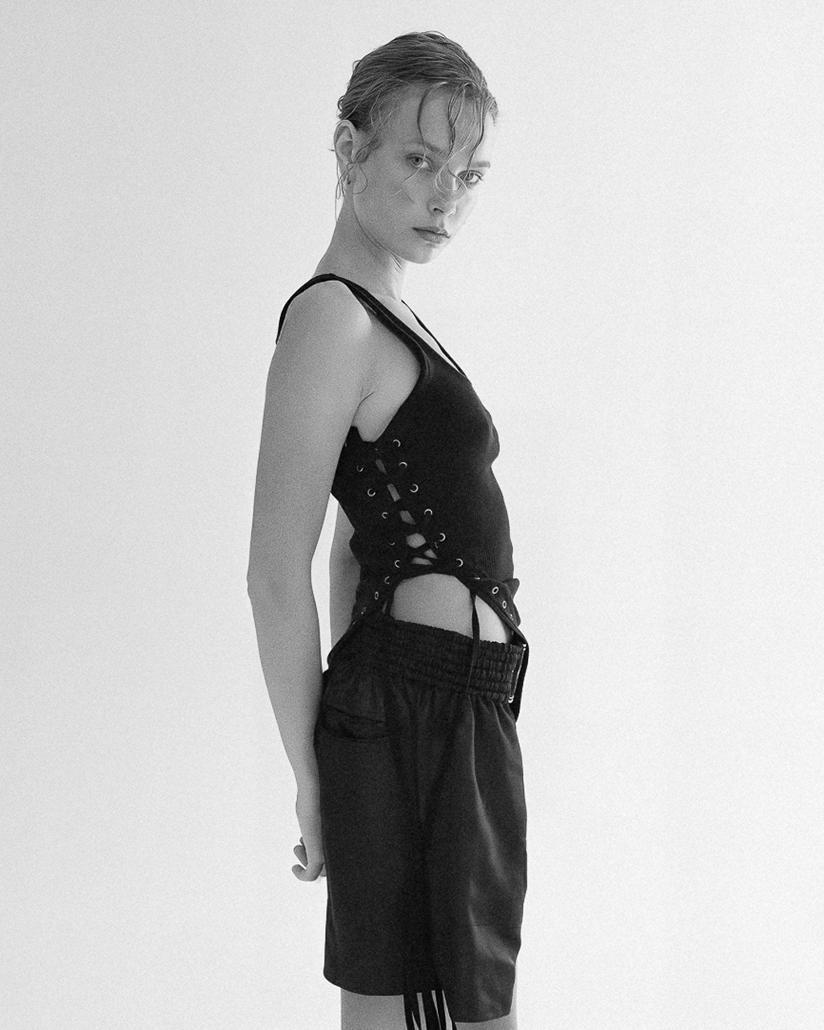 Tank Top “Bustier Leduc” Black