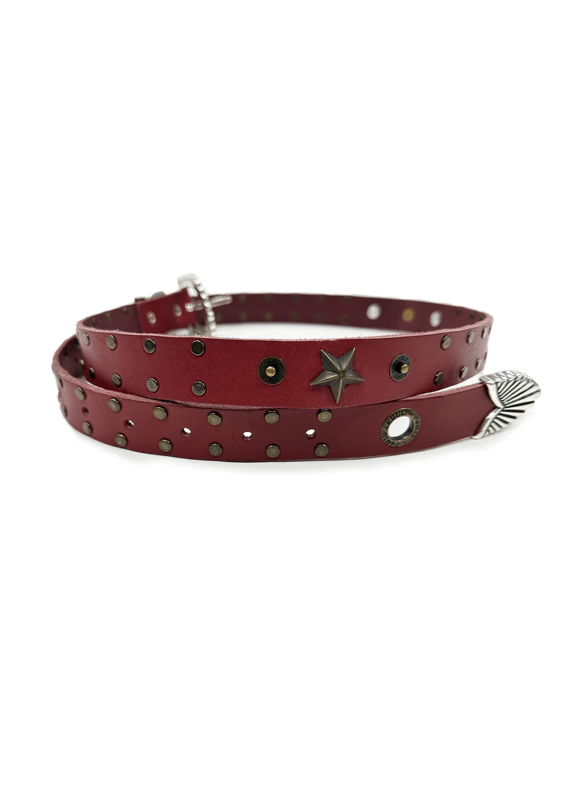 Belt “Cigarette“ Red