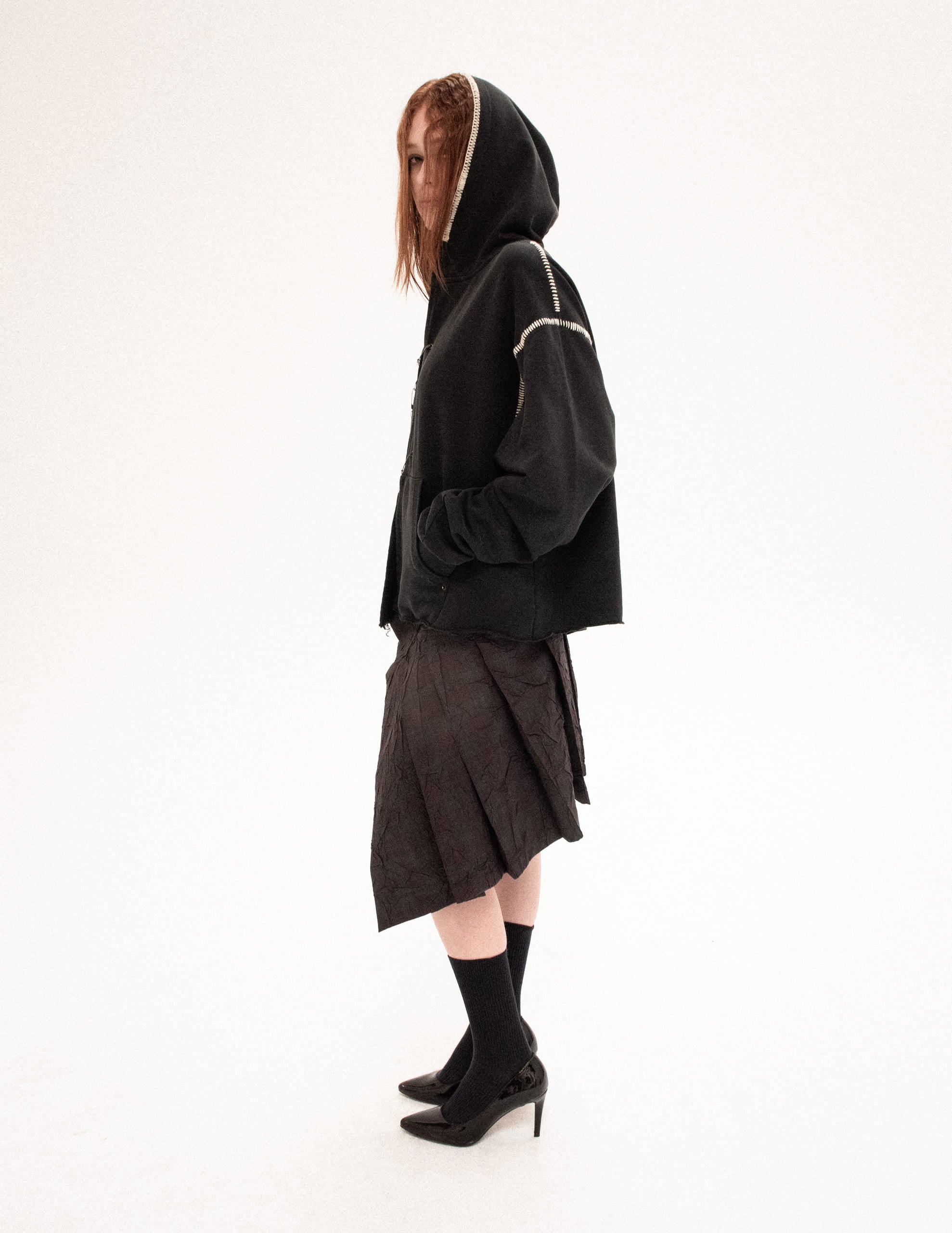 Hoodie"Raw Edge"