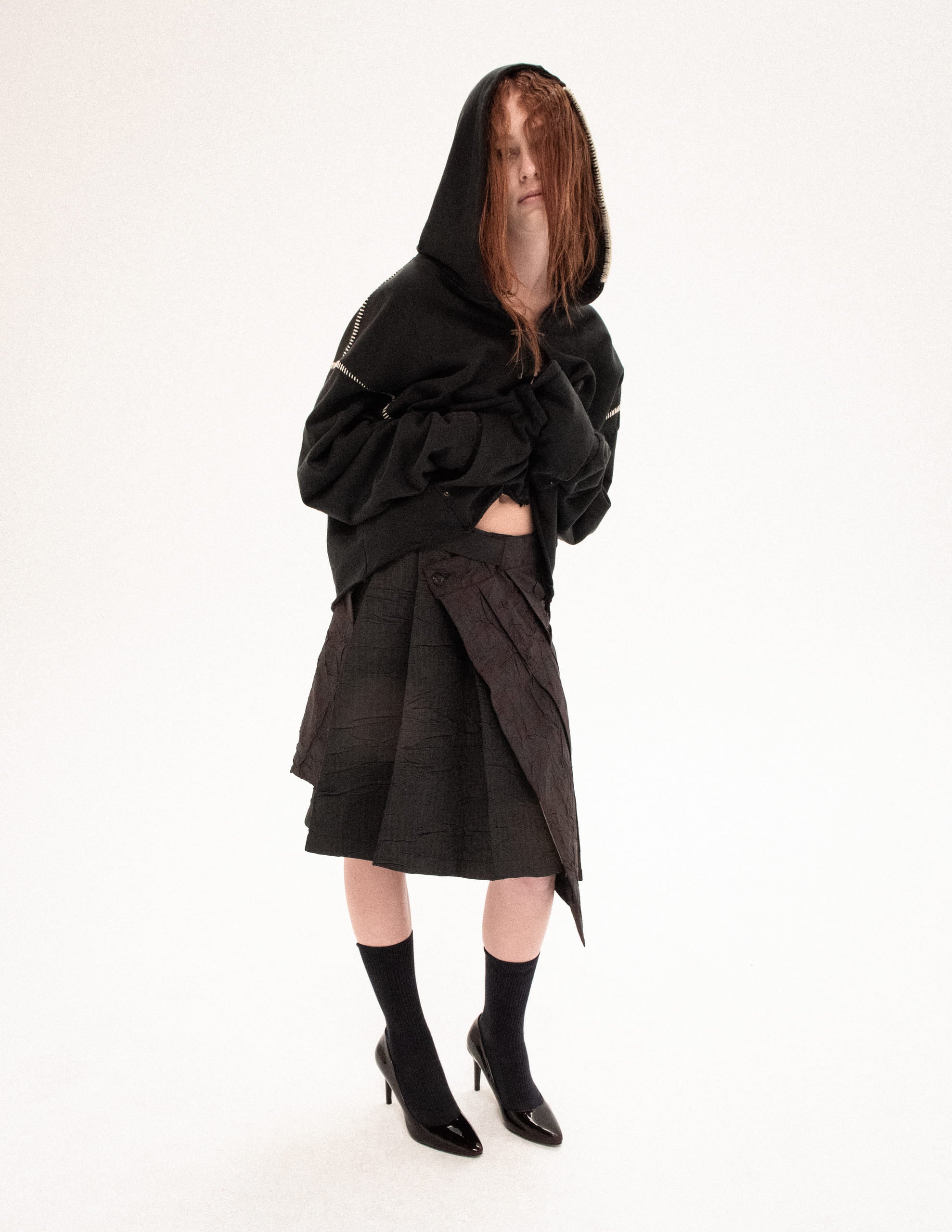 Hoodie"Raw Edge"