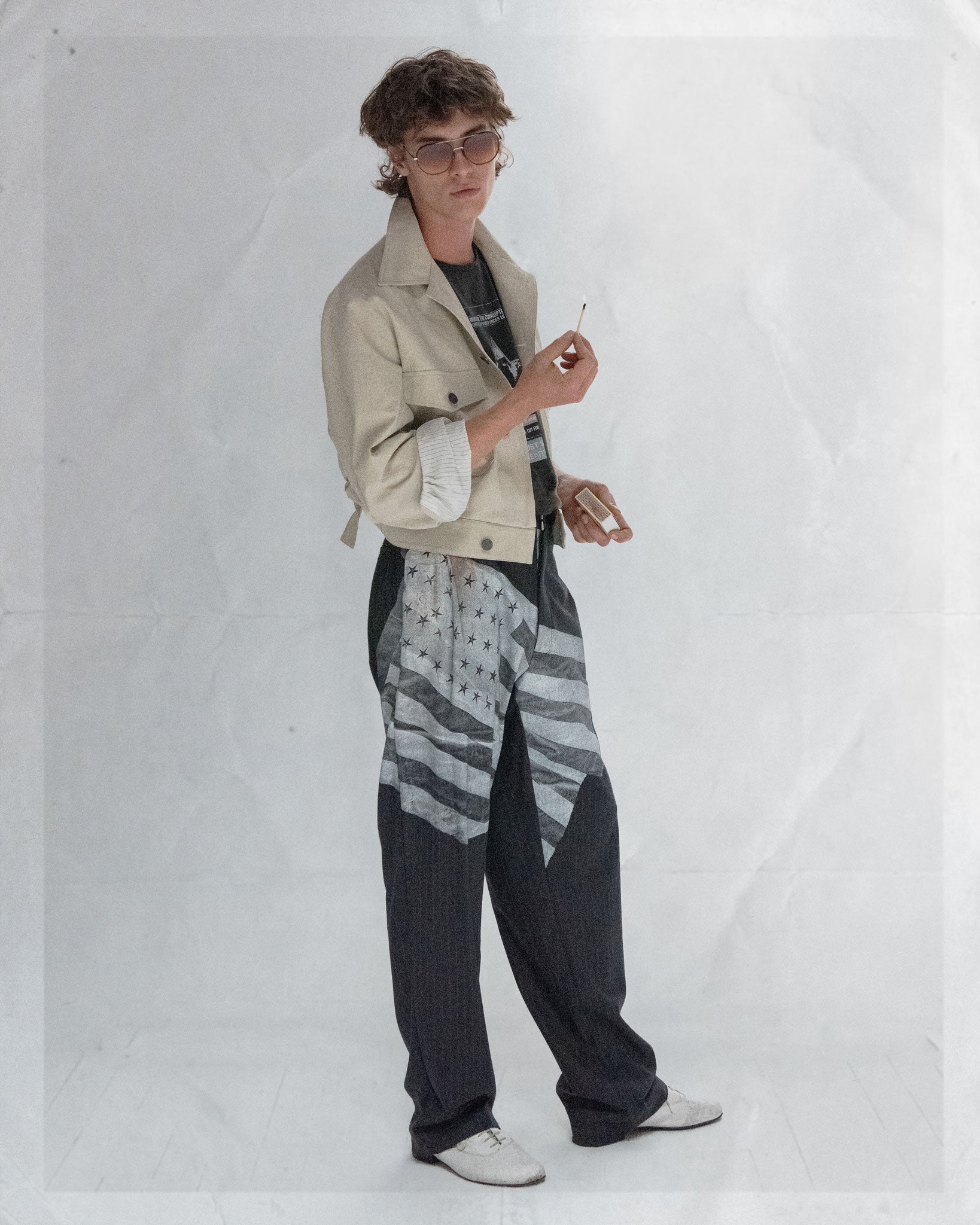 Tailored pants "Lost Flag"