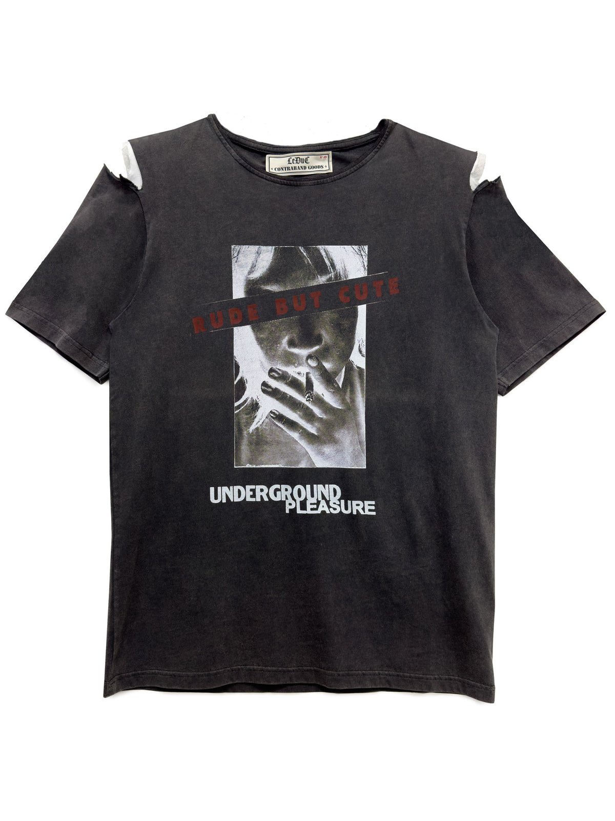 T-shirt “Rude But Cute” Black