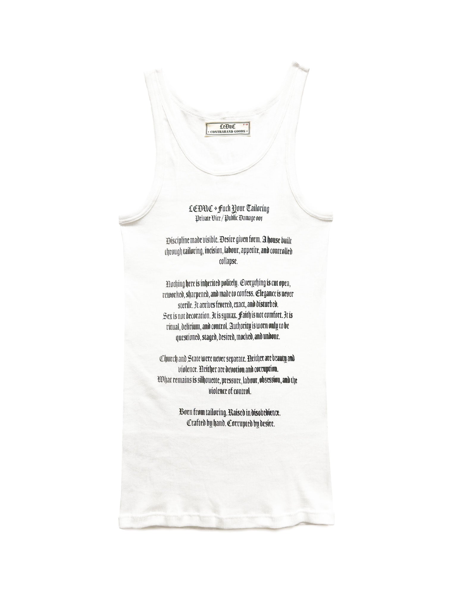 Tank Top “Manifesto”