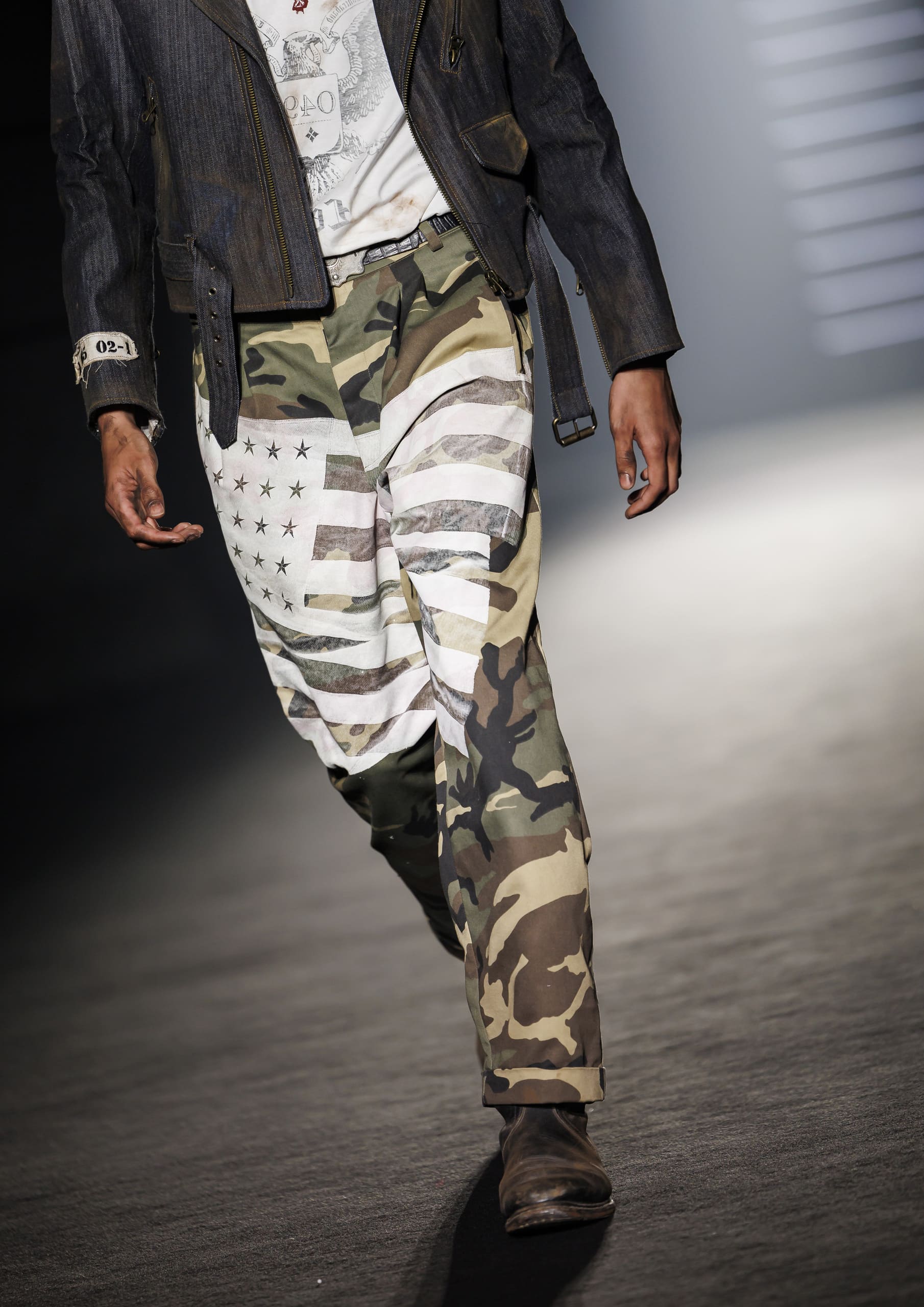 Tailored Pants "Camouflage"