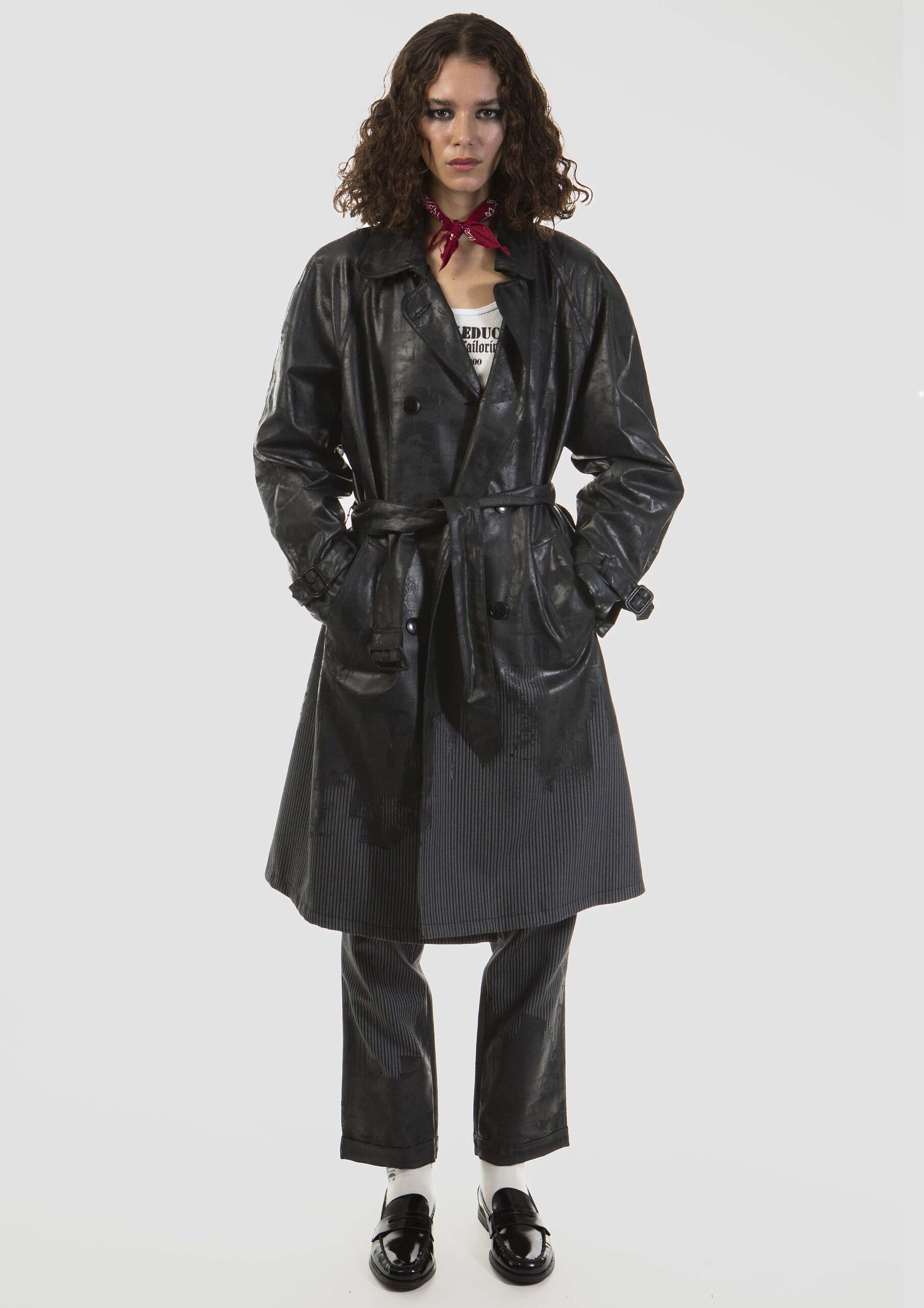 Trench Coat Black Pearl