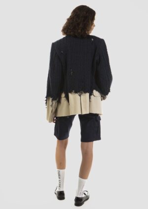 Cross-bred Sweater Blazer