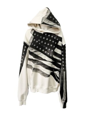 Hoodie “Usa In Black” “Usa Citizen”