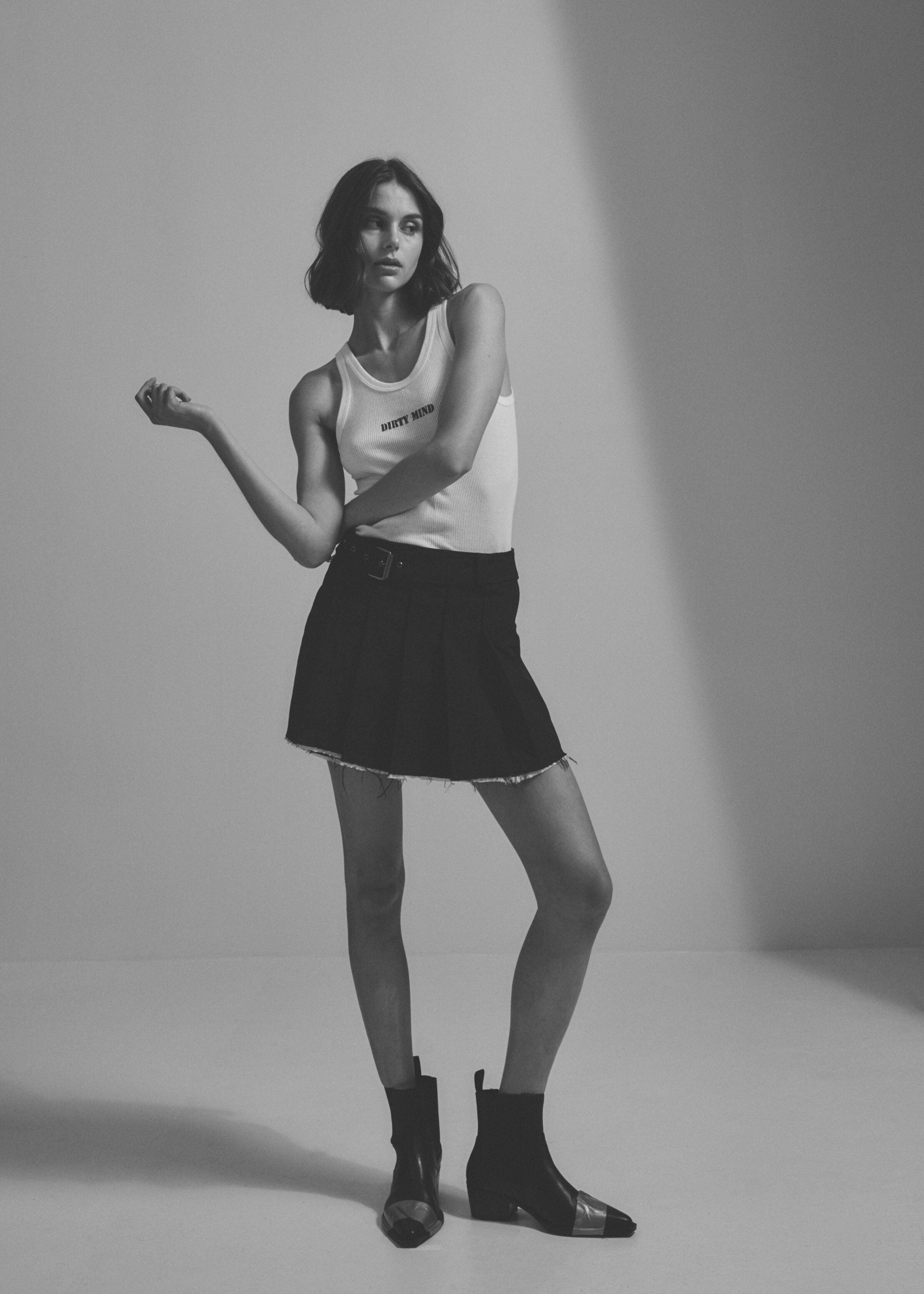 The Mini Kilt Black