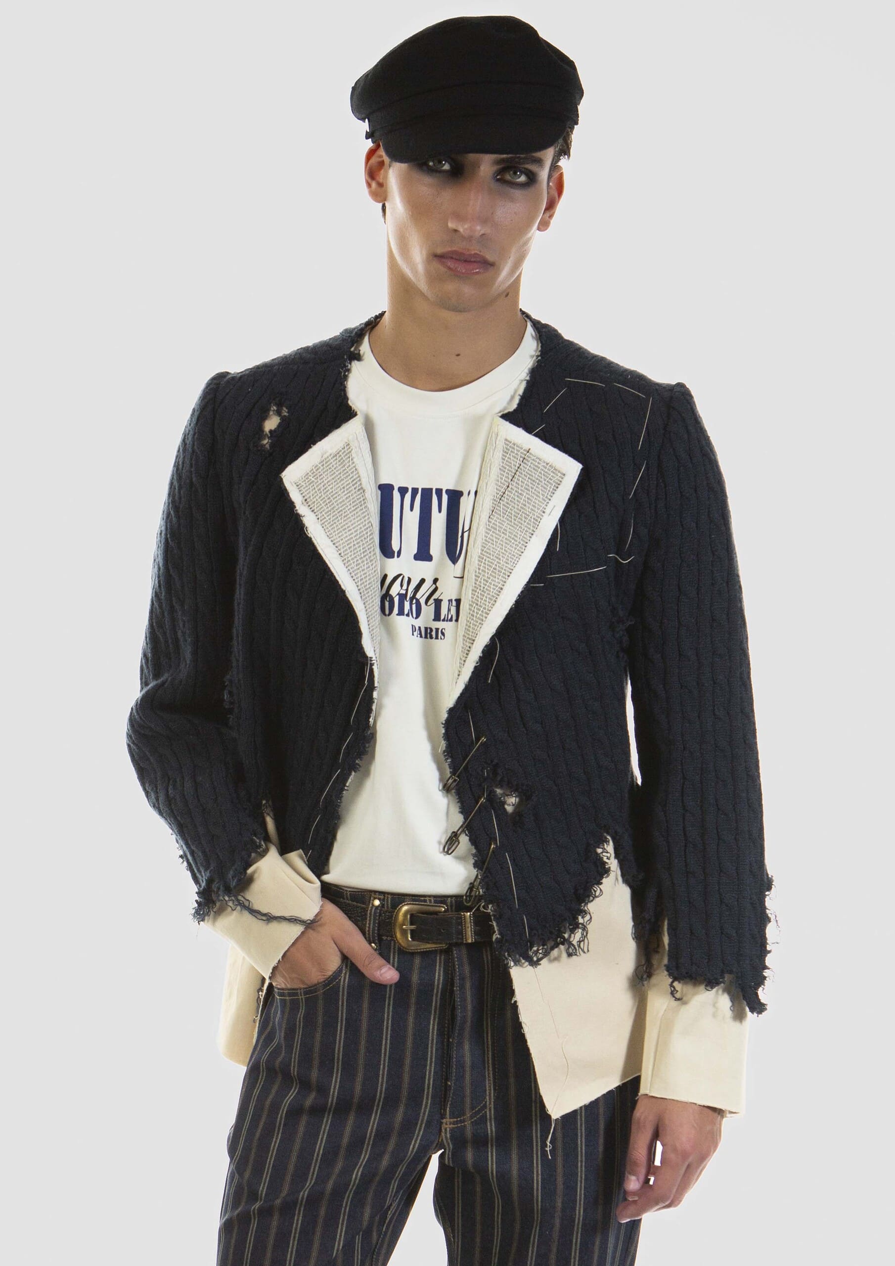 Cross-bred Sweater Blazer
