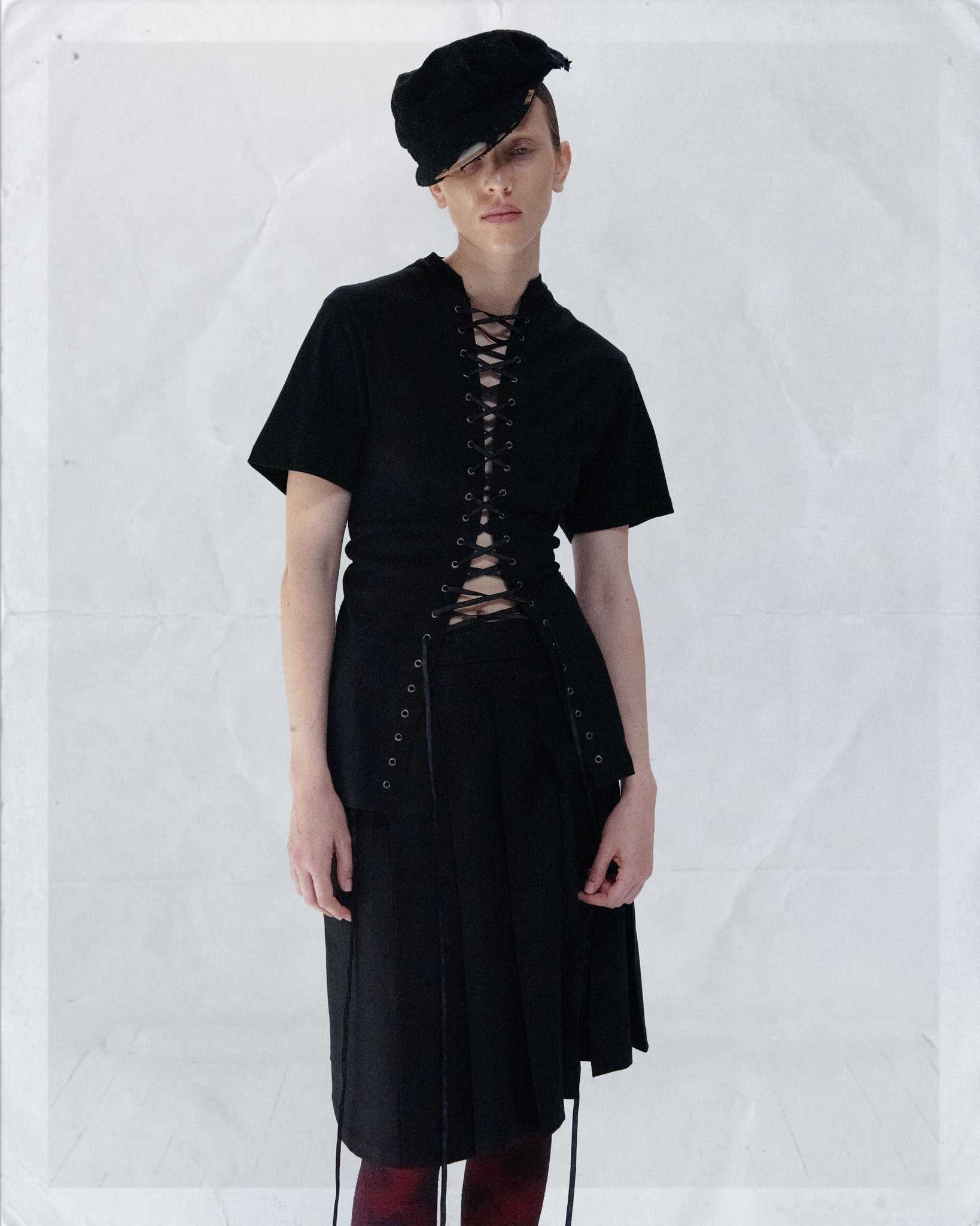 T-shirt bustier “Corrective service"