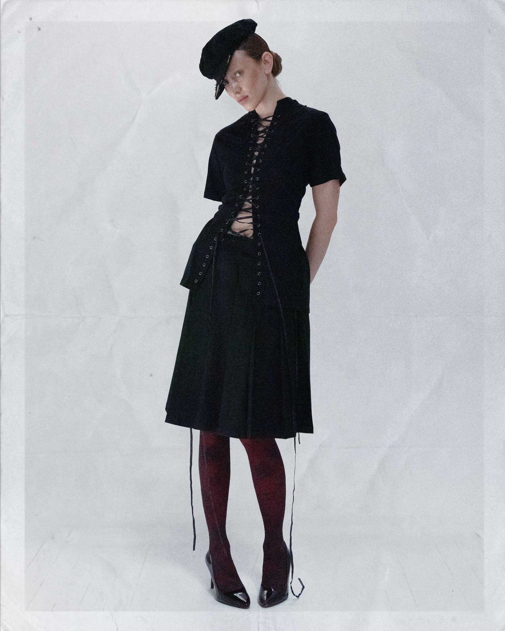 T-shirt bustier “Corrective service"