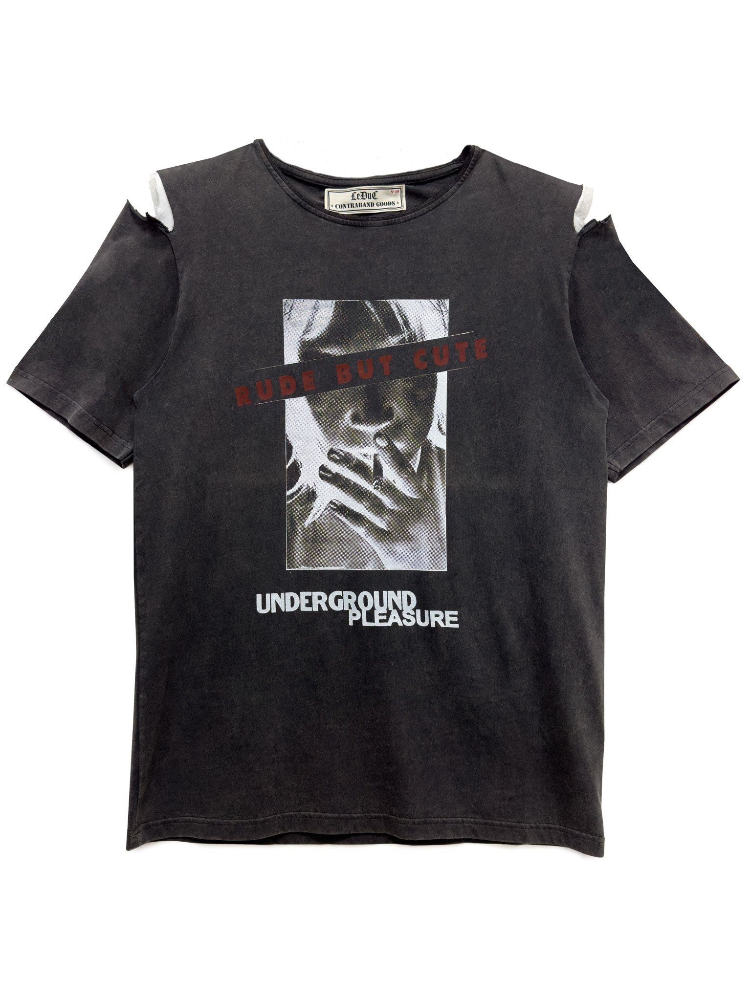 T-shirt “Rude But Cute” Black