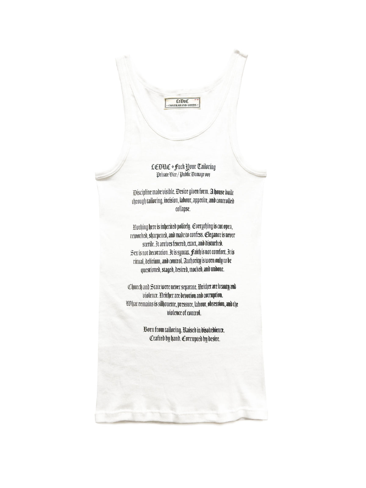 Tank Top “Manifesto”