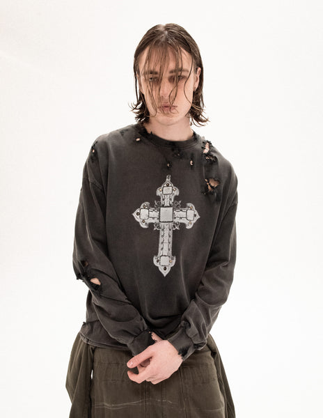 トップス rare FUGA Jesus crucifixion long sleeve Long Sleeve 