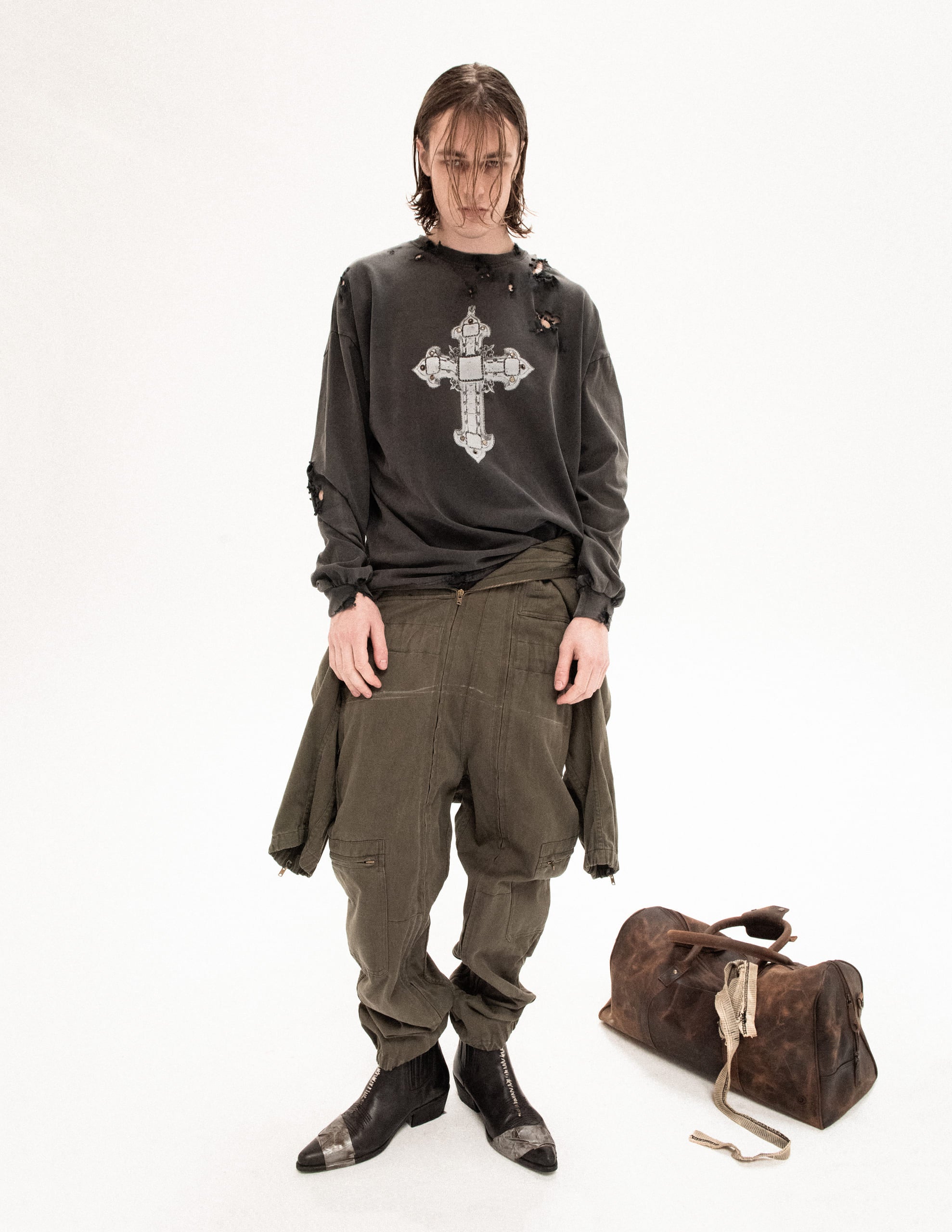 Long Sleeve "Gothic Cross"