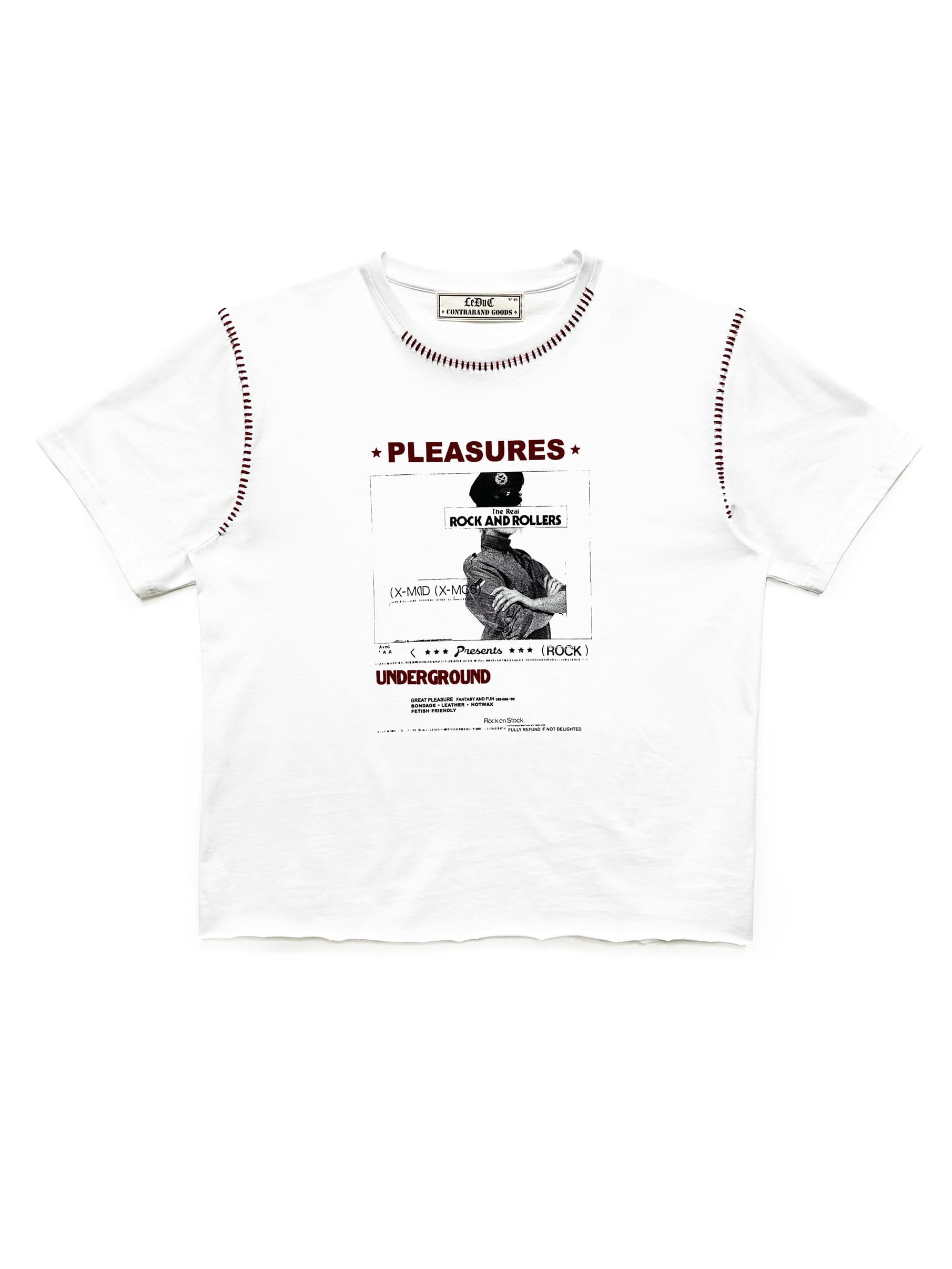 T-Shirt "Pleasures" White