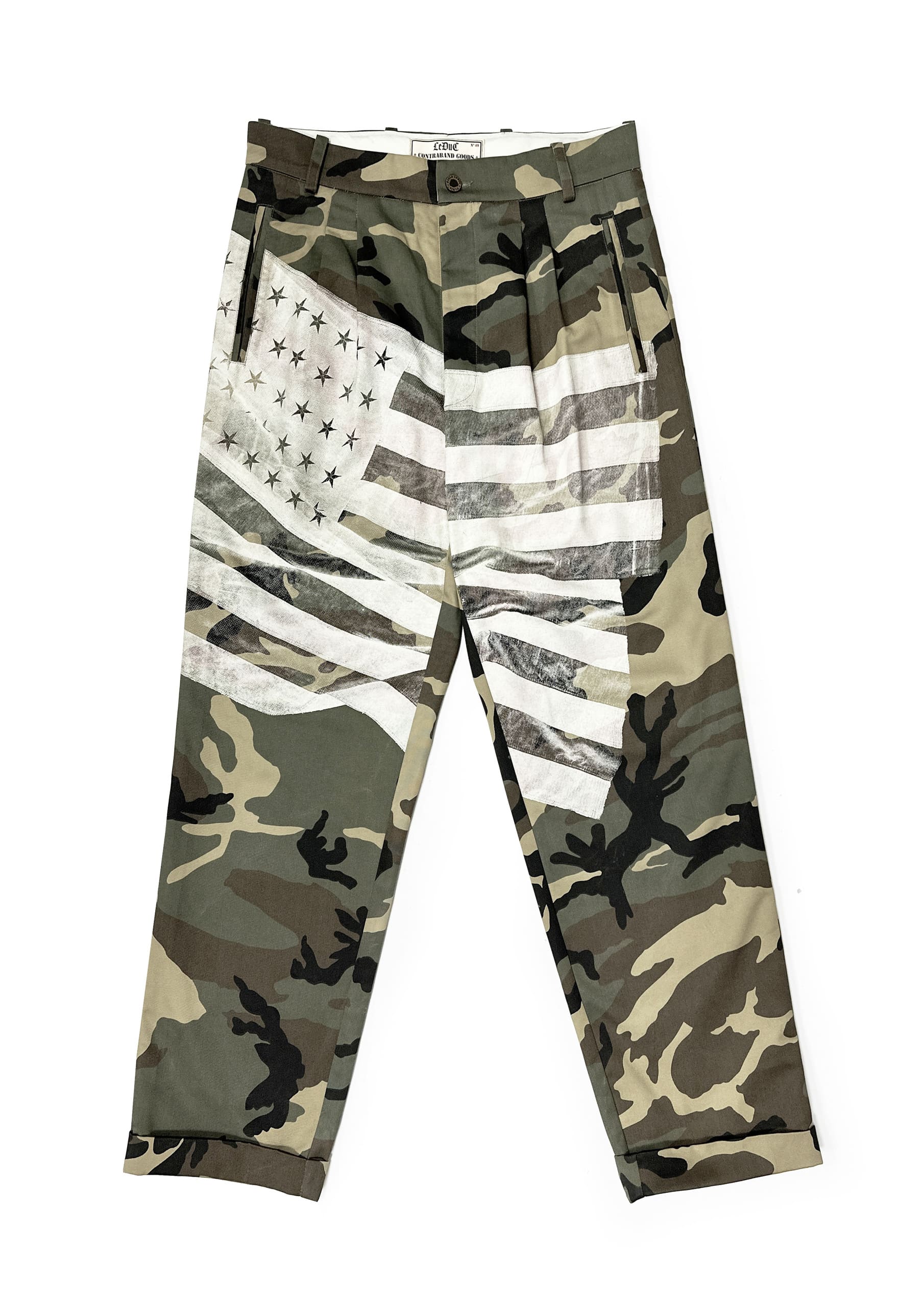 Tailored Pants "Camouflage"